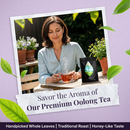 Organiczne torebki herbaty oolong o zapachu miodu