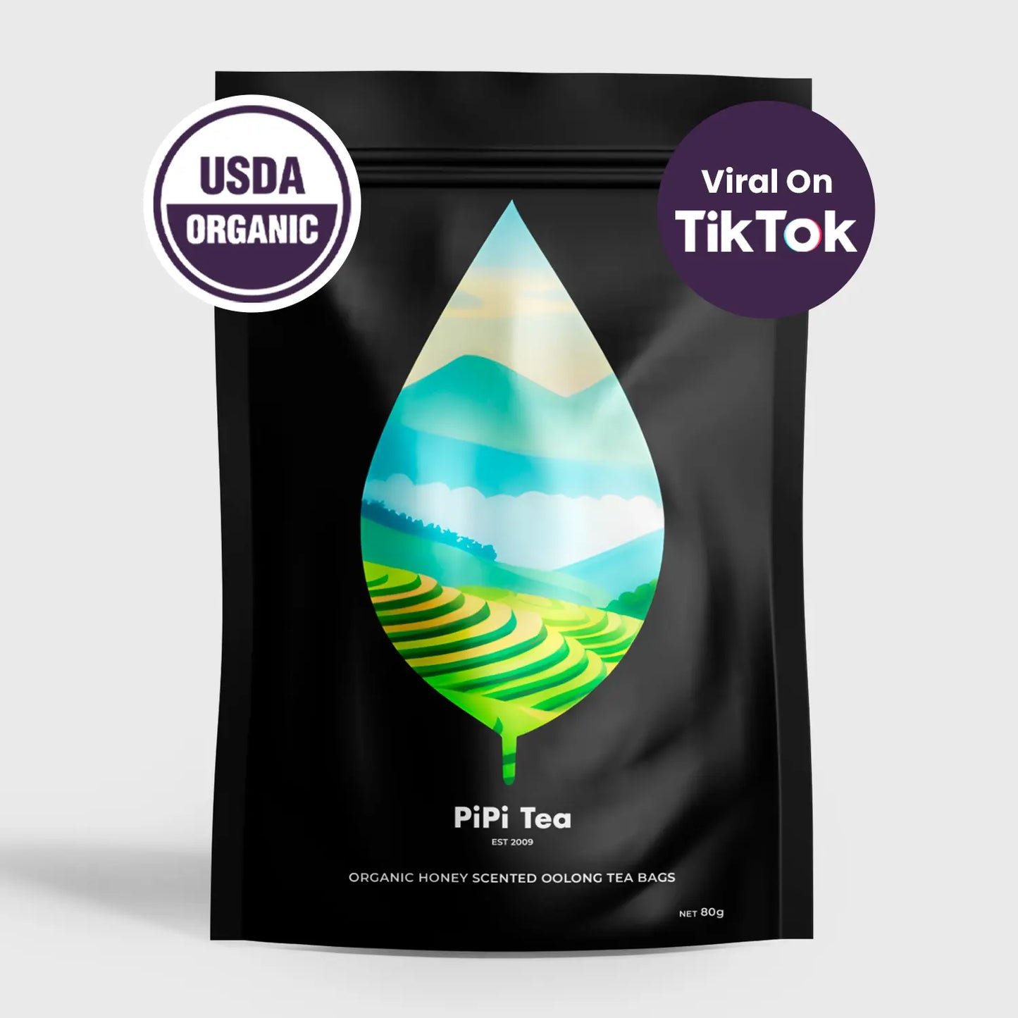 Organiczne torebki herbaty oolong o aromacie miodu