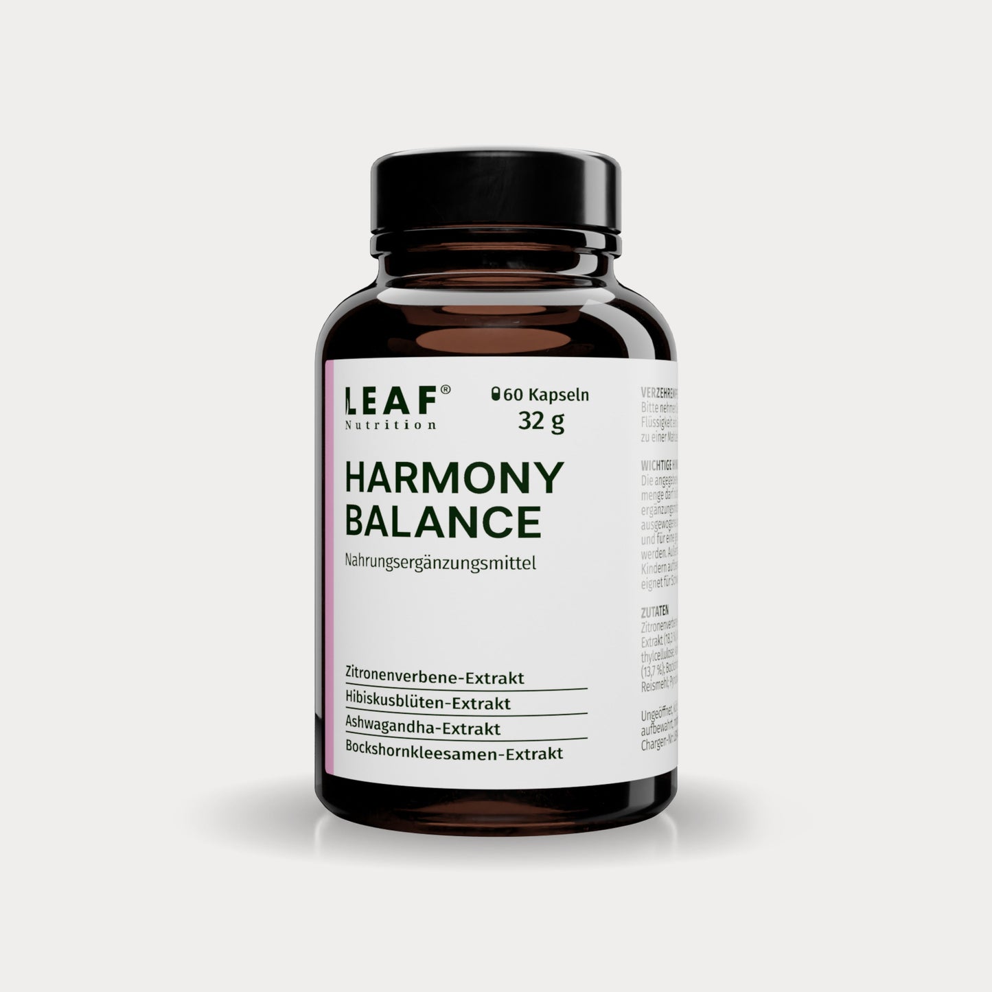 HARMONY BALANCE | Ashwagandha, werbena cytrynowa, kozieradka, witamina B6